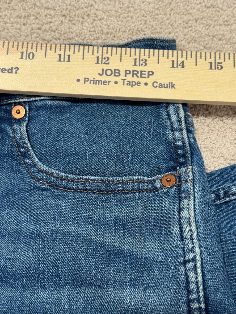 Madewell 10” High‑Rise Skinny Jeans Size 28 Fair Trade - Picture 7 of 9